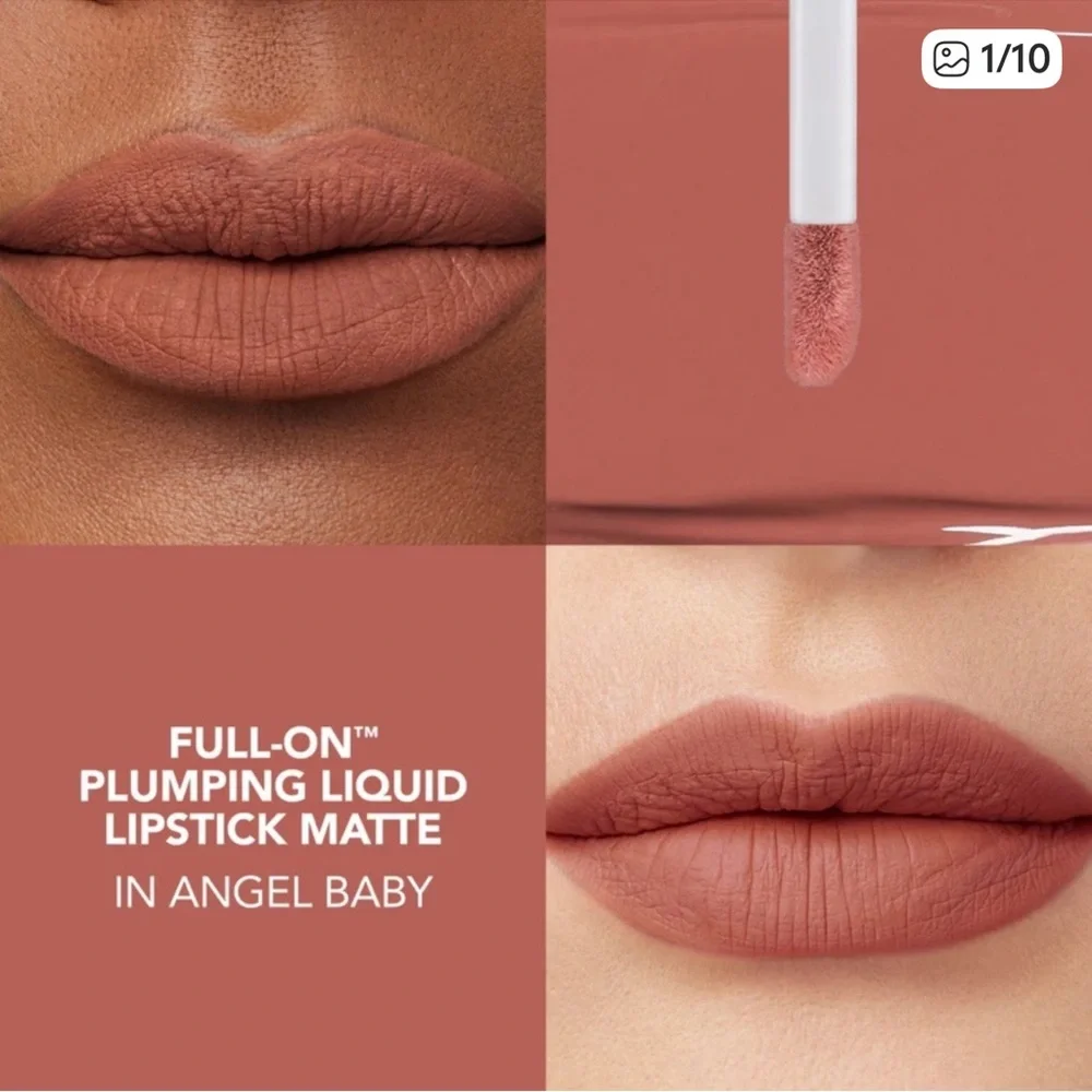 New! Buxom Full-On Plumping Matte Lipstick - Angel Baby